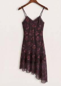 Floral Lace Trim Dress