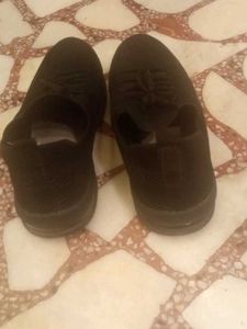 Black Slip-On Sneakers