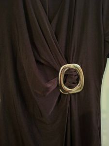 Elegant Brown Maxi Dress