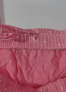 Pink Striped Leggings