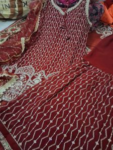 Heavy Party Wear Sharar Dress