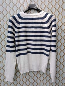 New With Tag Korean Trendy Stripped Pullover