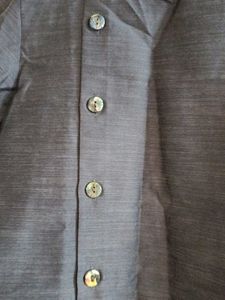 Dark Grey Sherwani Kurta Boys