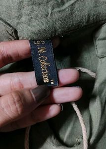 Olive green tunic Top 🦋