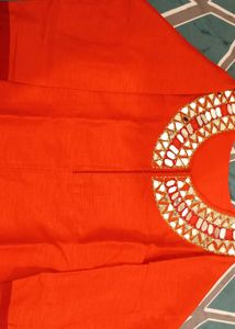 Mirror Work Festive Kurta