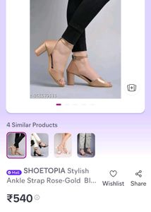 Elegant Rose Gold Heels