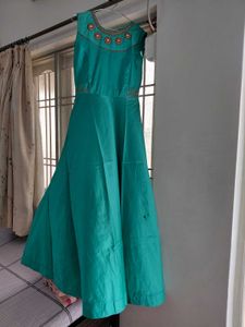 Elegant Sea Green Dress