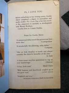 PS I Love You Book By Cecelia Ahern