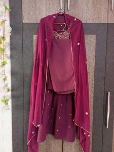Elegant Embroidered Kurta Pant Set