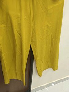 Mustard V-Neck Jumpsuit