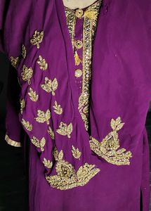 embroidered suit duptta palazzo