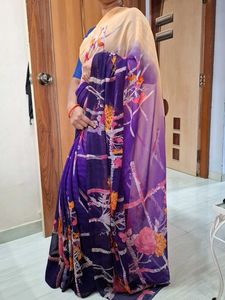Purple Saree