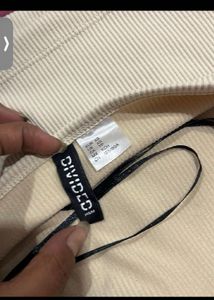 H&amp;M Cute Beige Tank Top