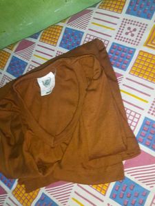 Brown Long Sleeve T-Shirt