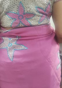 A Classy Pink saree