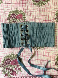 Blue Corset Belt