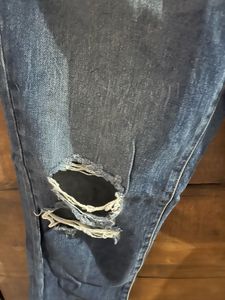 Boyfriend Ripped Denim