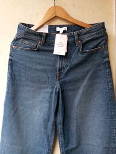 Denim Blue Wide Leg H&amp;M Jeans (Women)