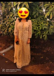 Kurta Set With Palazzo and Dupatta