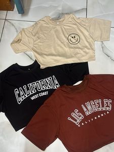 Trendy Graphic Crop Top Bundle