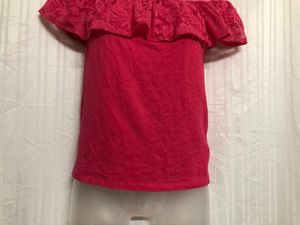 Piaza Itslia Pink Off Shoulder Top