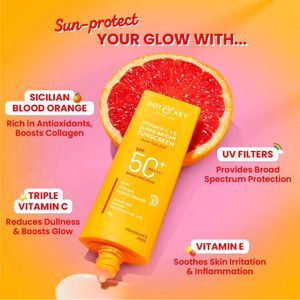 VITAMIN C + E SUPER BRIGHT SUNSCREEN SPF 50+
