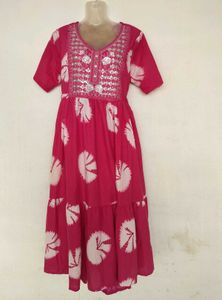 Anouk Pink Kurta Set