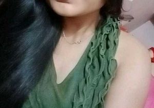 Olive Green Ruffle Top