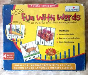 Four Letter Word Building Puzzel