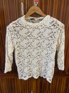Lace Floral Top