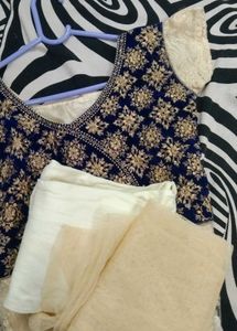 Embroidered Anarkali Suit