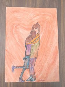 Original Hugging Art