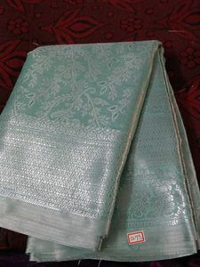 Elegant Teal Saree