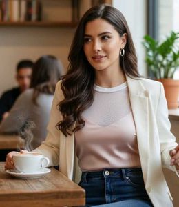 PRETTY LITTLE THING Sheer Top