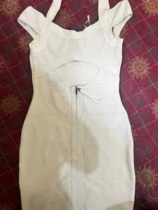 Off-Shoulder Bodycon Mini Dress