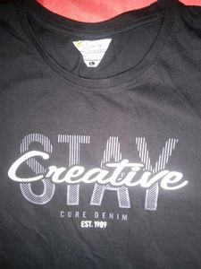 Core Denim &#39;Stay Creative&#39; Tee