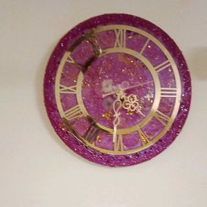 Costomised Resin Clock Your Favorite Colors