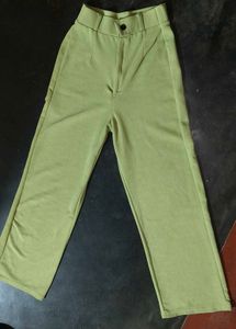 Green Casual Pants