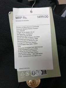 H&amp;M Button Front Trousers