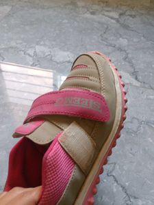 Pink Strap Sneakers
