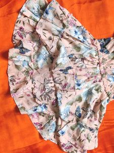 ❤️beautiful cut sleeves 💃Floral Dress♥️