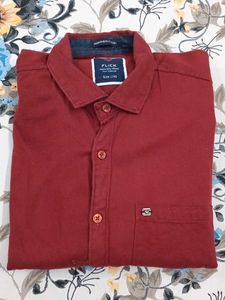 Maroon Casual Shirt