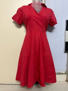 Pintrest Red Wrap Dress