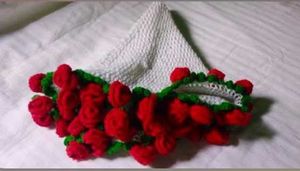 Crochet Rose Flower Bouquet
