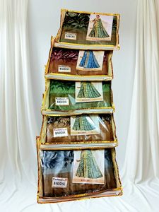 New Cotton Saree With Blouse Piece Pack Of 5