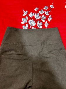 Wide Leg High-rise Trousers
