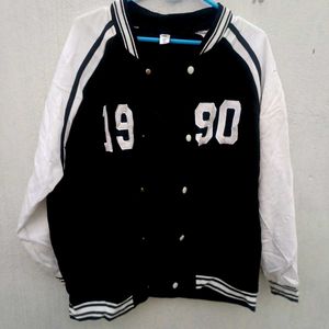 ⚫️Varsity Jacket - Black &amp; White