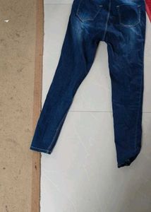 Dark Blue Denim Jeans