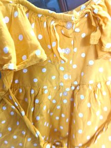 Mustard Colour Frock💛✨