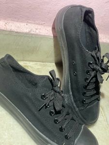 Black Converse Shoes | Aesthetic | Comfortable